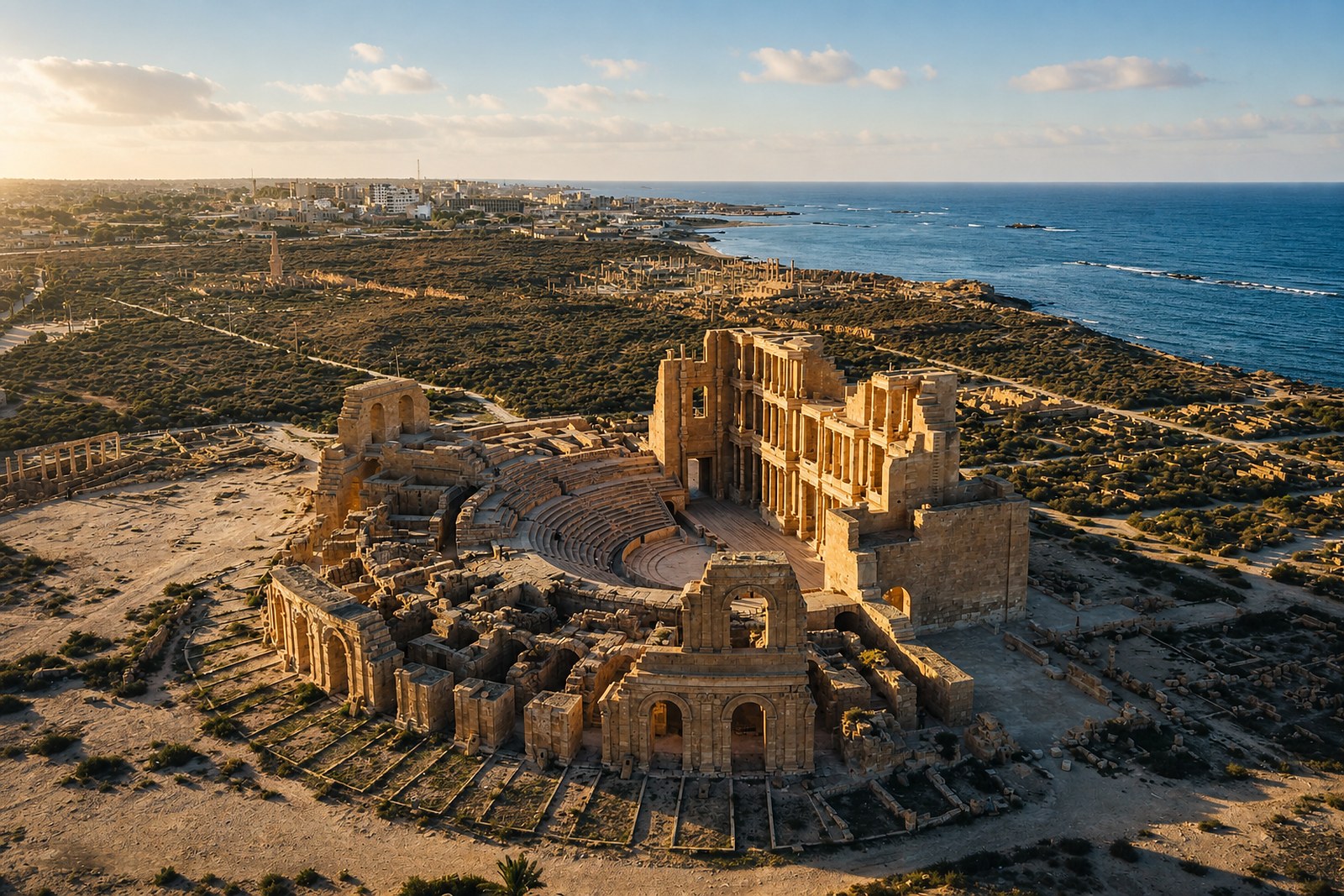 The Roman theatre at Sabratha, Libya